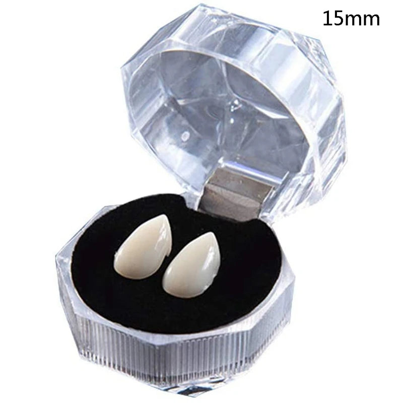 Halloween Realistic Dentures – Vampire & Zombie Cosplay Teeth for Party, Masquerade, and Horror Makeup