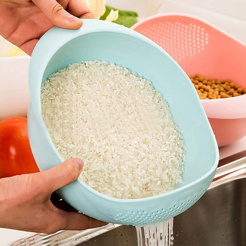 Plastic Strainer Basket With Handles - StarLuxeTrend