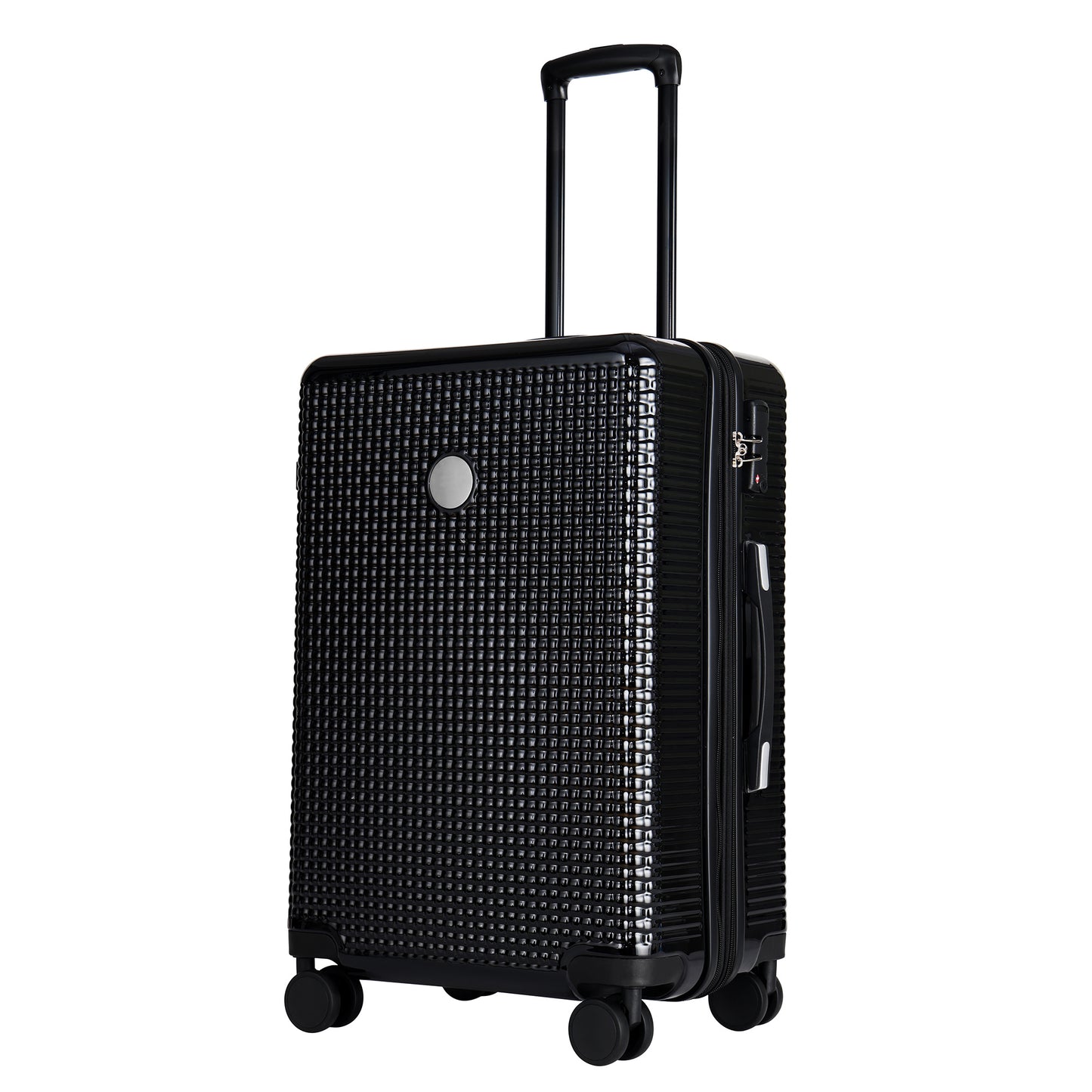3 Piece Set Of Hard Shell Suitcases With Wheels, Light Expandable Travel Suitcase With TSA Lock, Carry-On, Checked Luggage,20 Inches, 24 Inches, 28 Inches - StarLuxeTrend