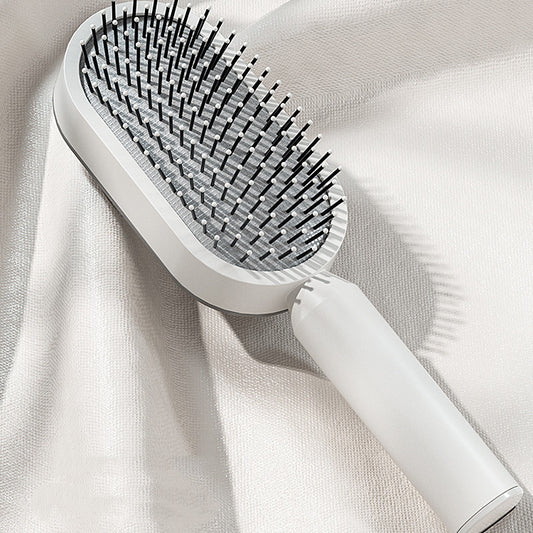 Self Cleaning Anti-Static Cleaning Hairbrush