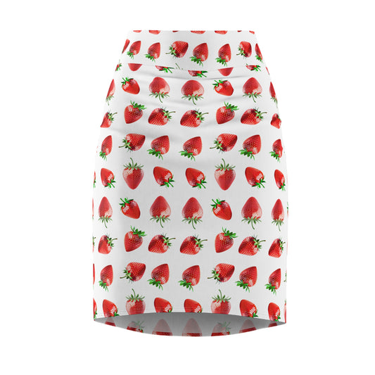 SLT Stylish Strawberry Pencil Skirt for Women