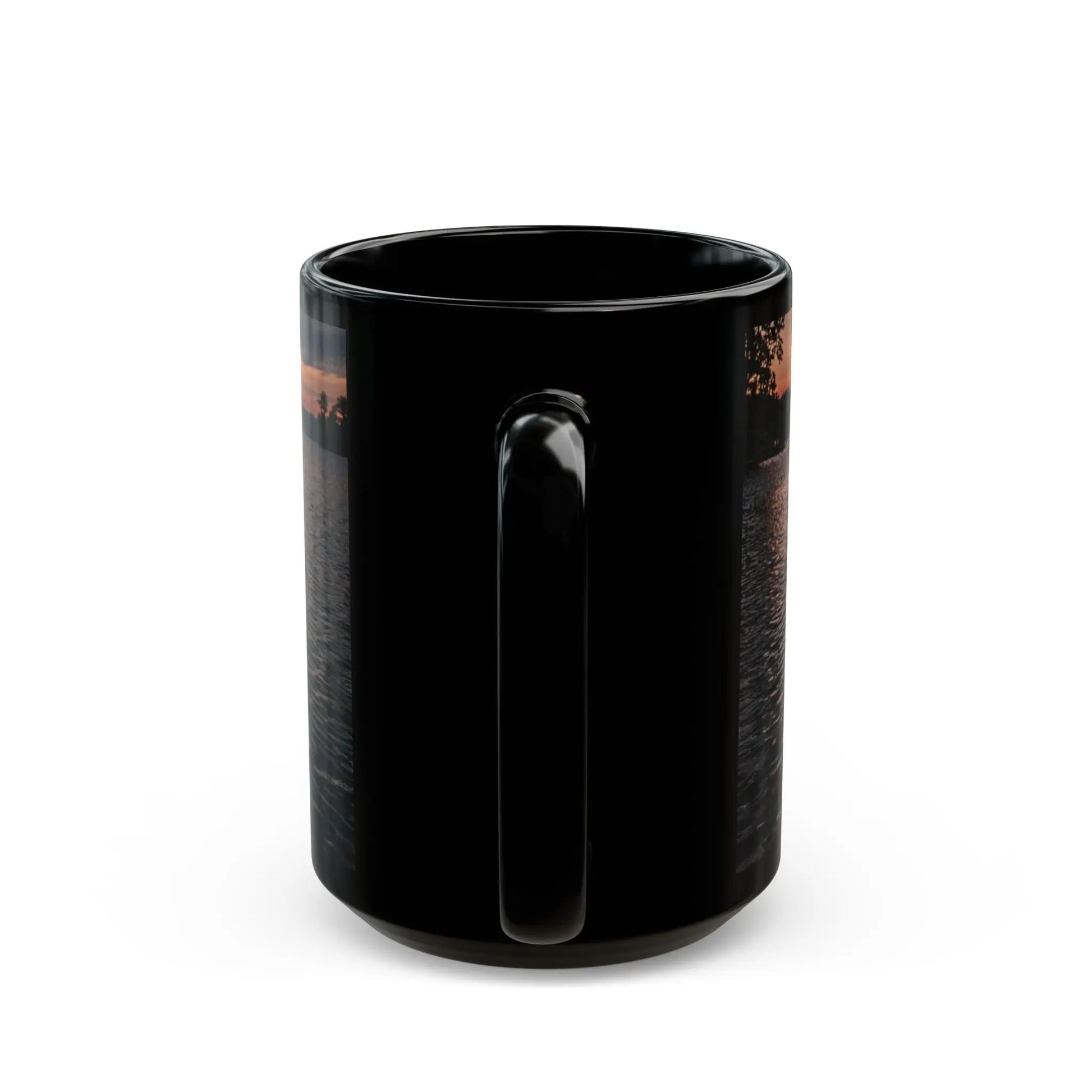SLT Black Mug (11oz, 15oz) - Modern Minimalist Coffee Cup, cupo - StarLuxeTrend