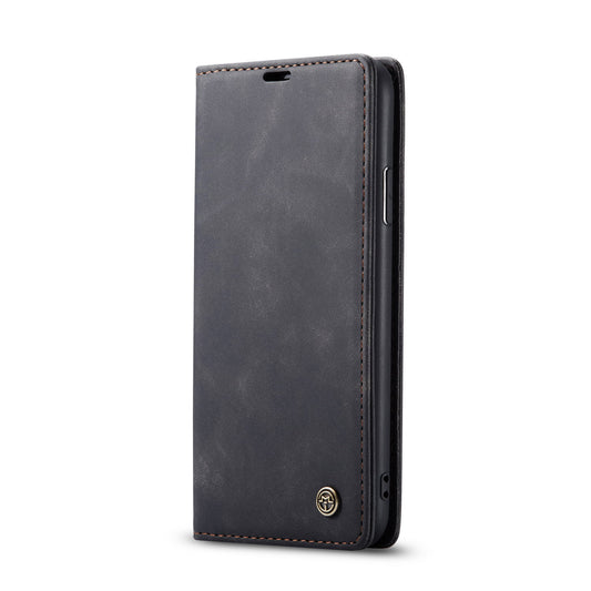 Luxury Vintage Flip Wallet Case for iPhone – Anti-Drop, Soft Leather, - StarLuxeTrend