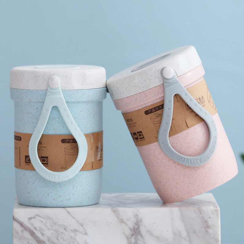 Plastic Microwaveable Sealing Straw Cup - StarLuxeTrend
