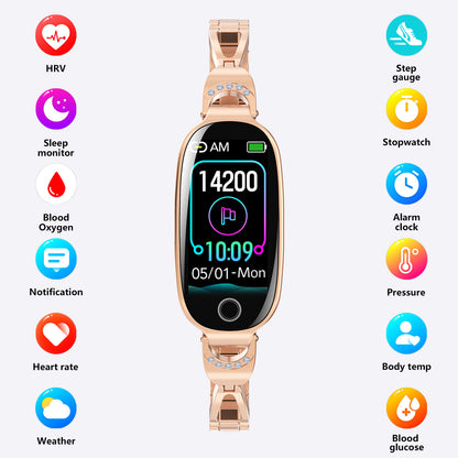 Smart Fitness Monitor Wrist Watch