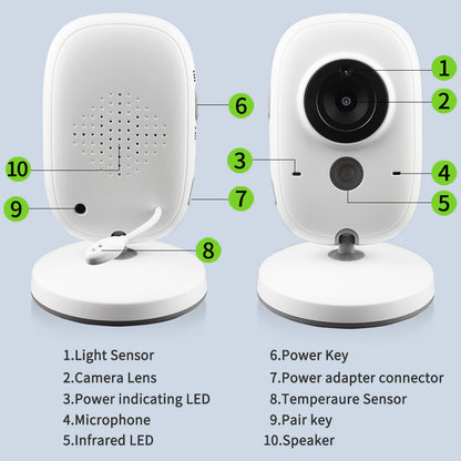 Wireless Digital Two-way Baby Monitor Intercom