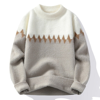 SLT Men's Thick Knitwear Sweater