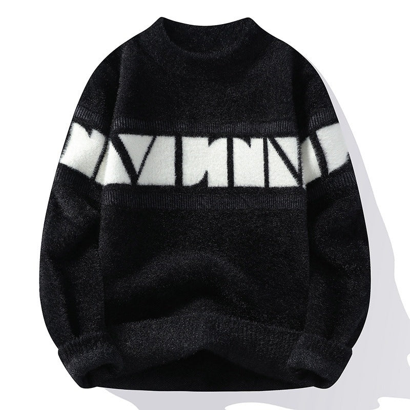 SLT Men's Thick Knitwear Sweater