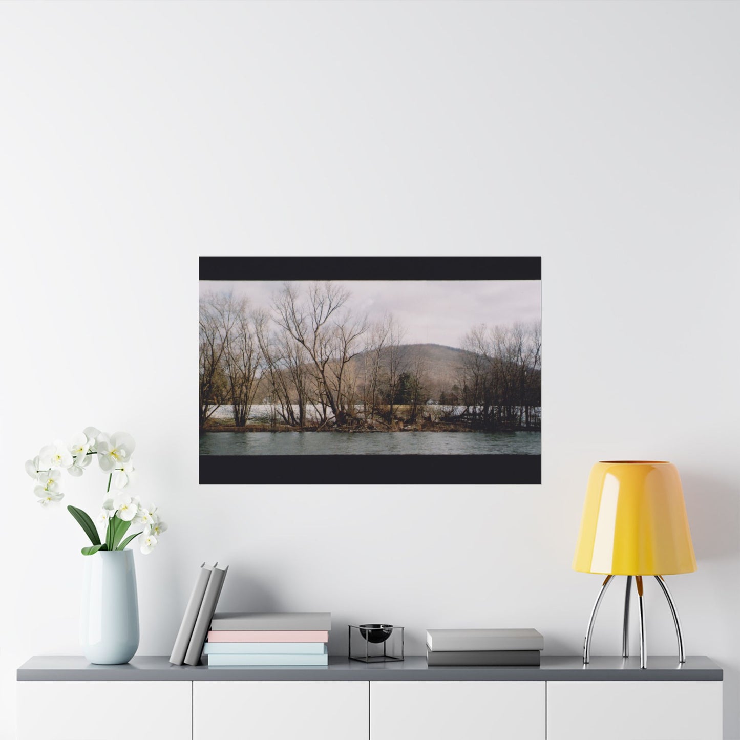 Salamanca NY River Film Matte Posters Print - Matte Horizontal Posters 36x24