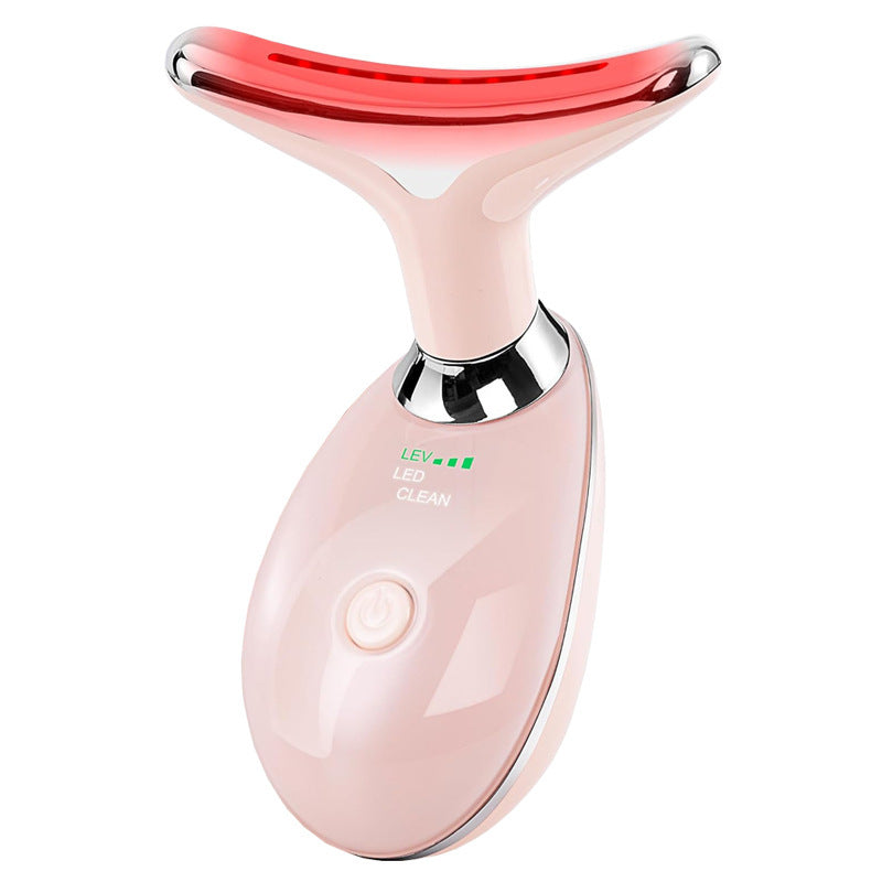 Colorful Light Based Face - Neck Massager and Anti Wrinkle Care