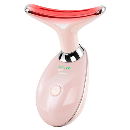 Colorful Light Based Face - Neck Massager and Anti Wrinkle Care