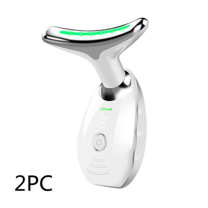 Colorful Light Based Face - Neck Massager and Anti Wrinkle Care