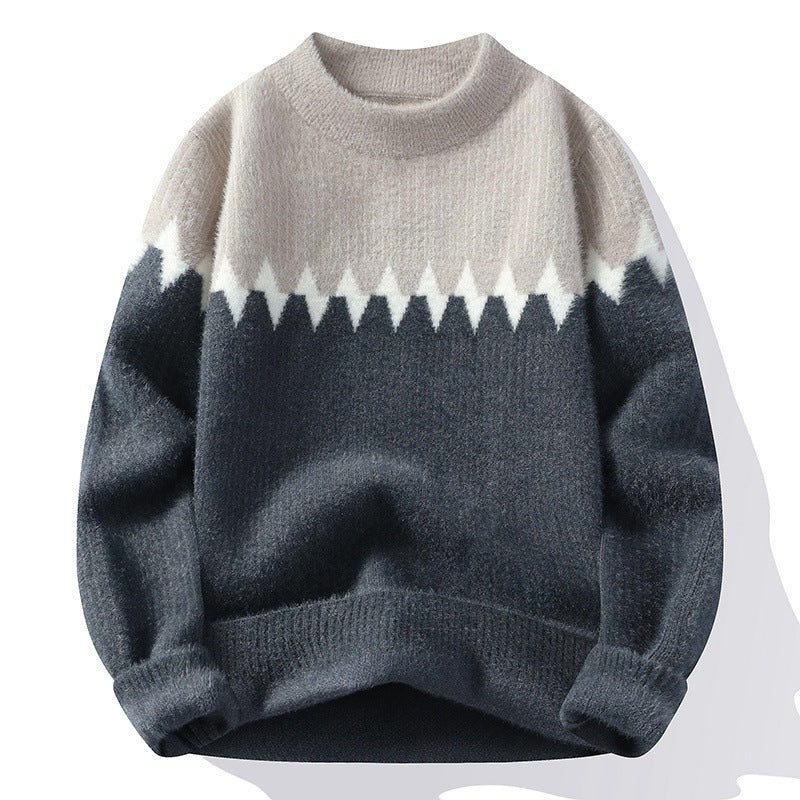 SLT Men's Thick Knitwear Sweater