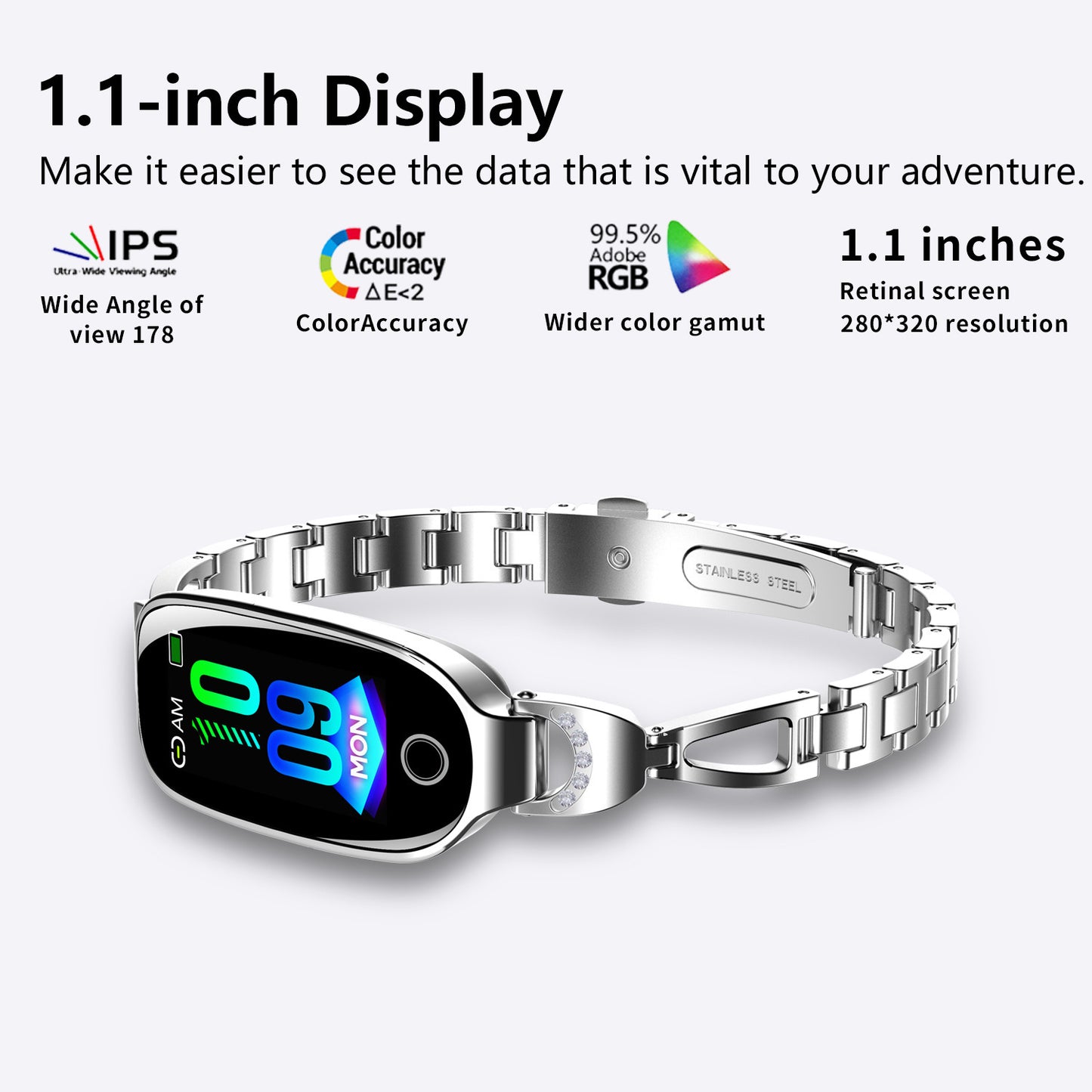 Smart Fitness Monitor Wrist Watch