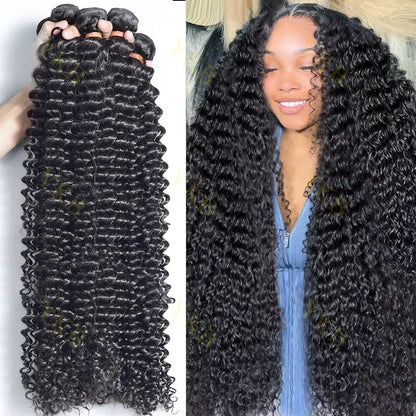 100% Human Hair Deep Weave Curly Bundle