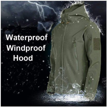 Men's Winter Softshell Tactical Waterproof Jacket – Ultimate Outdoor Protection