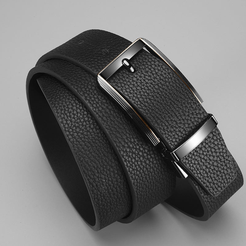 Advanced PU Leather Rotating Buckle Trendy Belt For Men