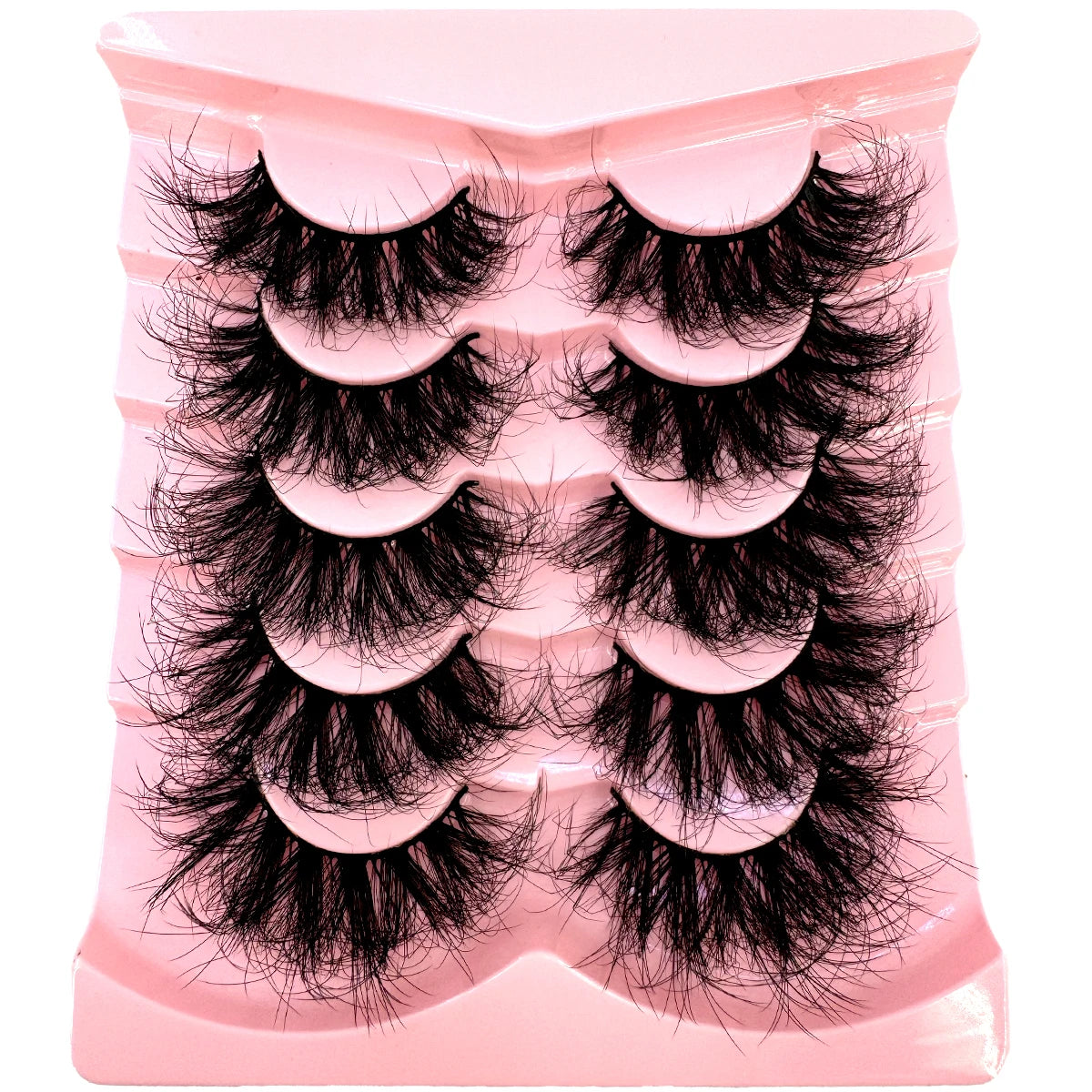 Fluffy Long 3D Faux Mink Lashes – Dramatic & Natural Volume False Eyelashes - StarLuxeTrend