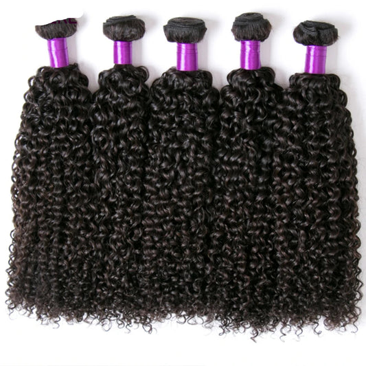 8-40" Afro Kinky Curly ~Human Hair 3/4 pcs Bundles