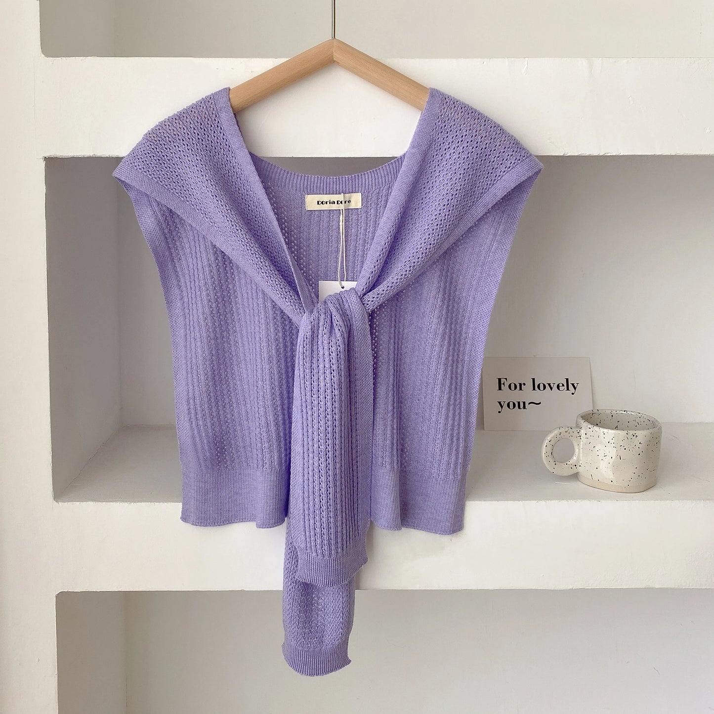 2025 Women’s Knitted Hollow Out Summer Shawl
