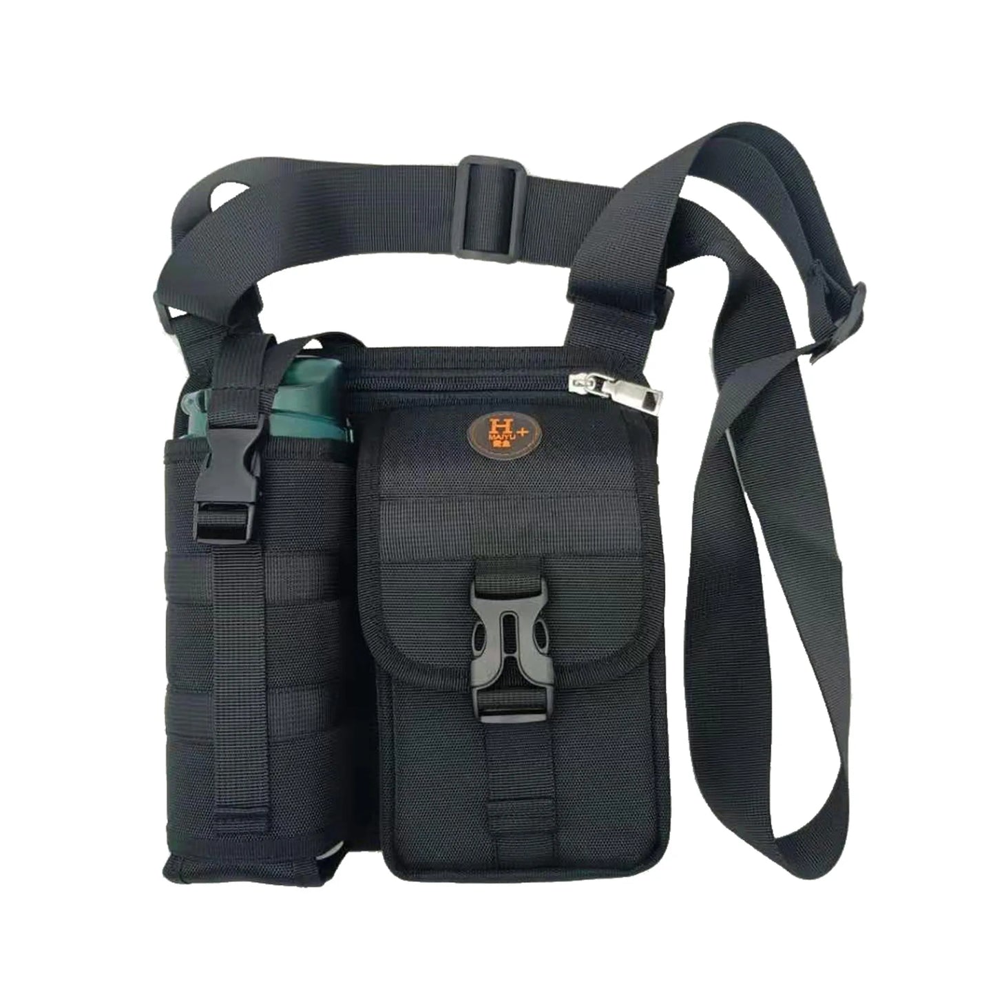 Shoulder Bag with Water Bottle Holder