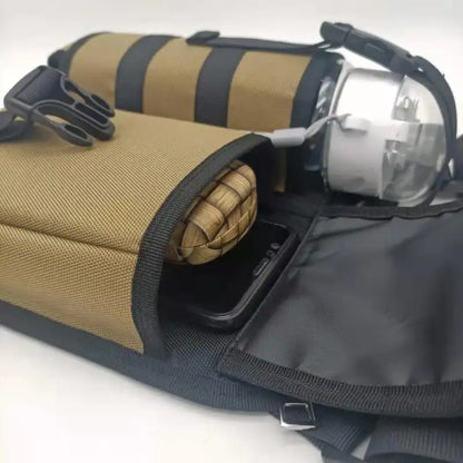 Shoulder Bag with Water Bottle Holder