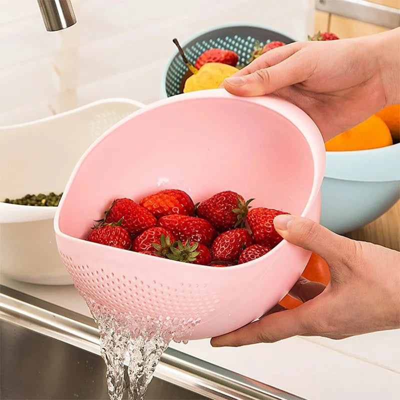 Plastic Strainer Basket With Handles