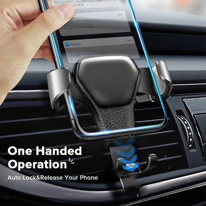 Universal Gravity Car Phone Holder – Secure Air Vent Mount