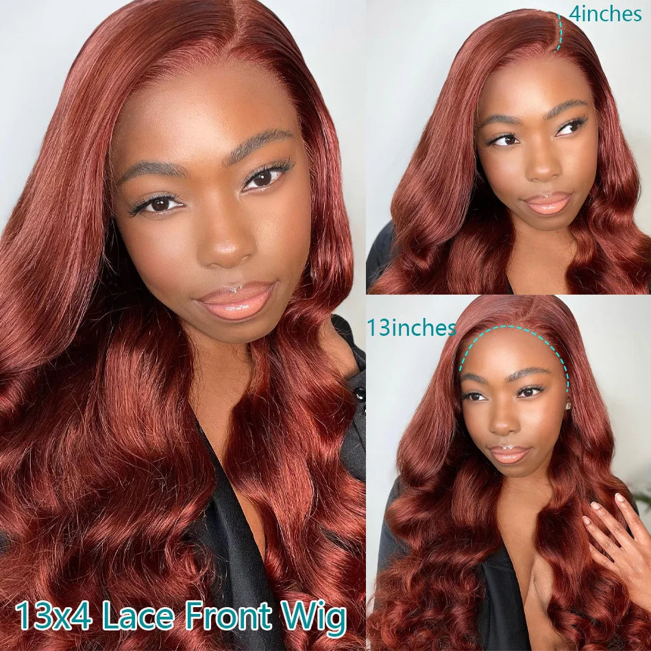 Pre Plucked 180% Density HD Lace Frontal Human Hair Wig