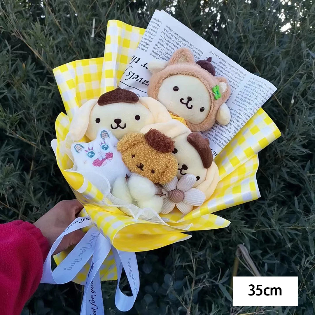 Hello Kitty Cartoon Plush Rose Soap Flowers - StarLuxeTrend