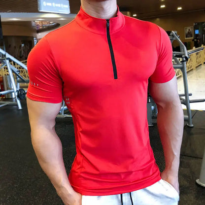 Breathable Fitness Shirt with Quick Dry Compression For Men