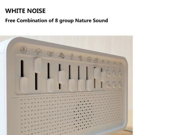 VLU White Noise Sound Machine Diffuser-Essential Oil Diffusers For Home 4-in-1