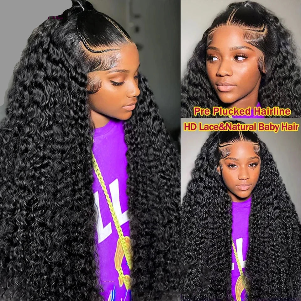 8-40" Afro Kinky Curly ~Human Hair 3/4 pcs Bundles