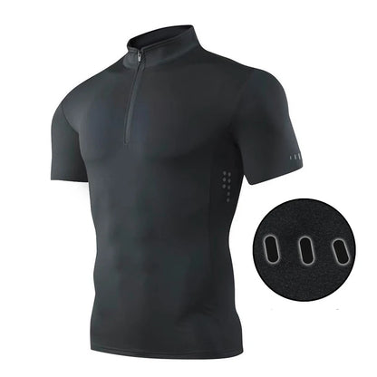 Breathable Fitness Shirt with Quick Dry Compression For Men