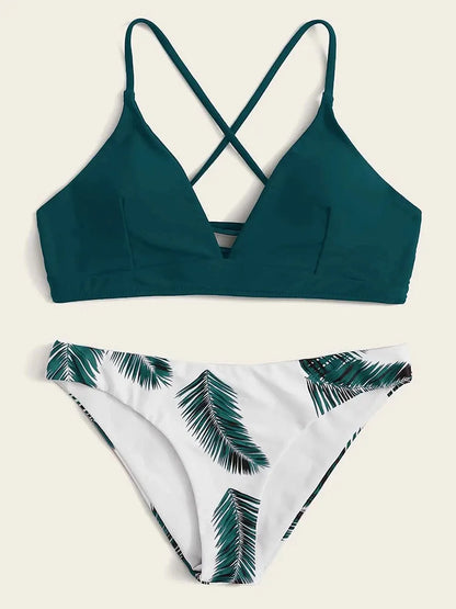 Cross Bandage Bikini Set