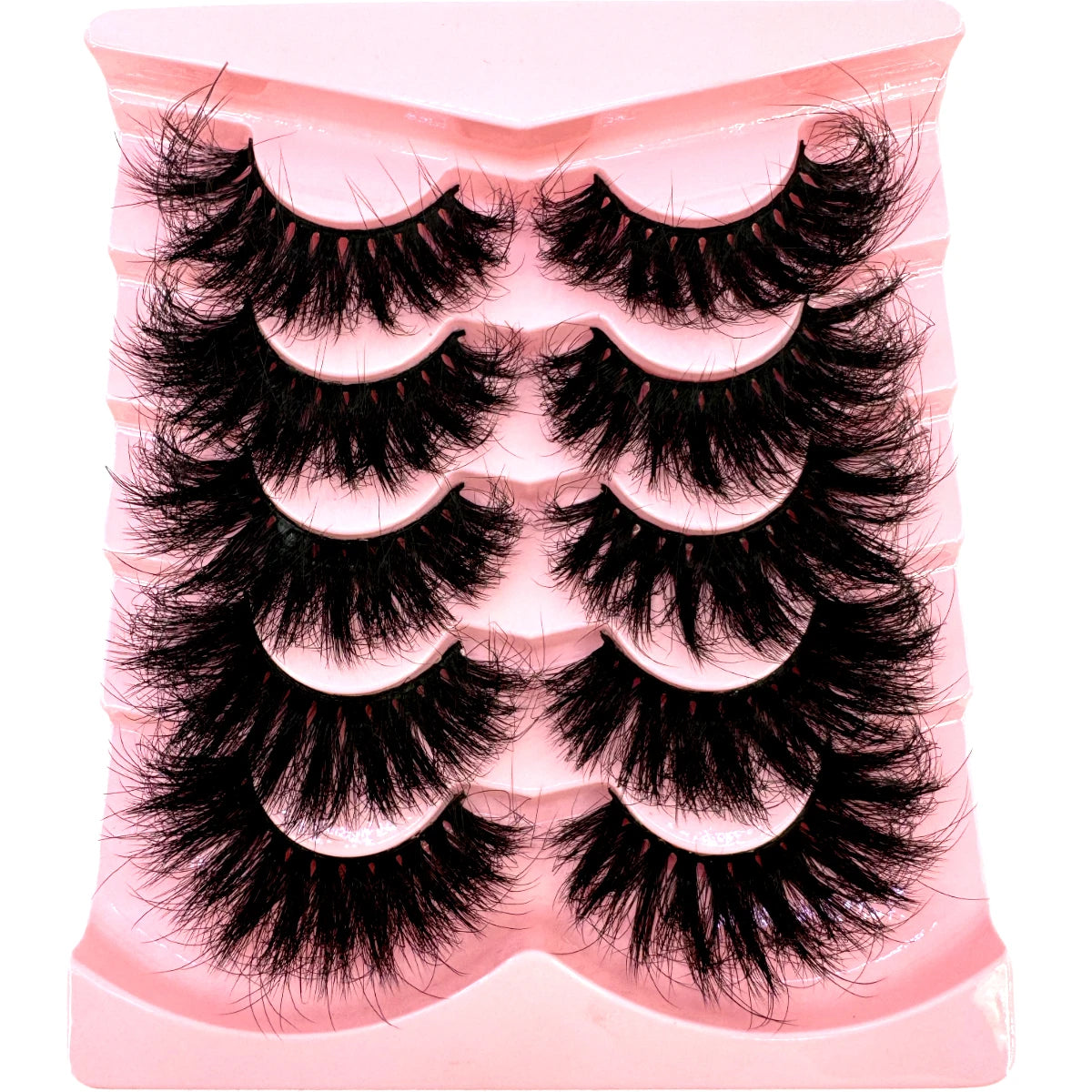 Fluffy Long 3D Faux Mink Lashes – Dramatic & Natural Volume False Eyelashes - StarLuxeTrend