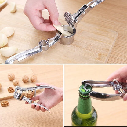 Stainless Steel Garlic Press