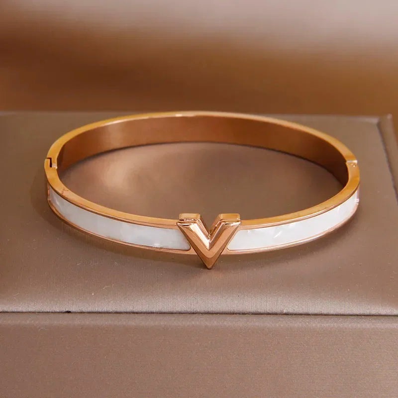 Gold Plated Elegant Cuff Bracelet for Women