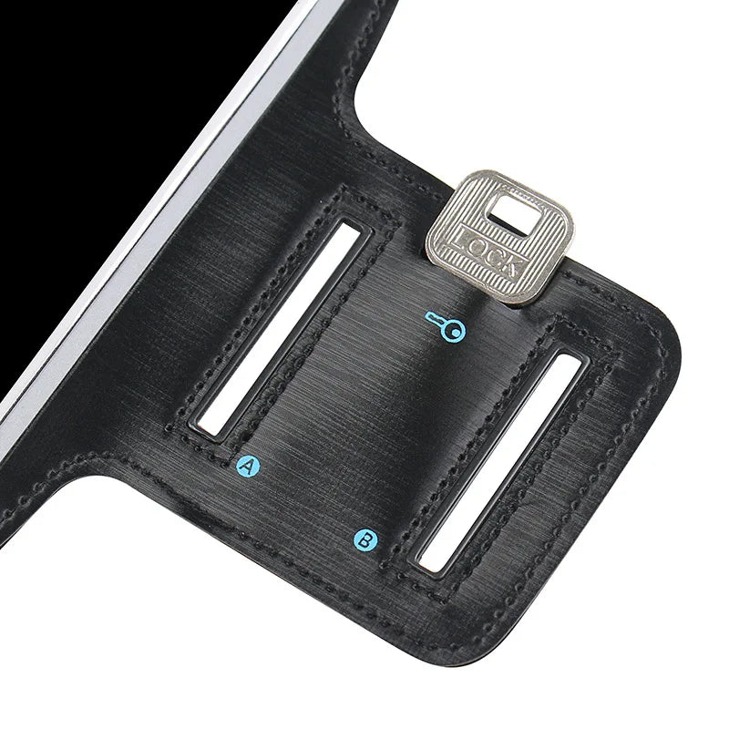 Universal Sports Armband Phone Holder for iPhone 15 14 13 Pro Max, Samsung, Huawei – Gym Running Arm Band Case with Secure Strap & Touchscreen Access