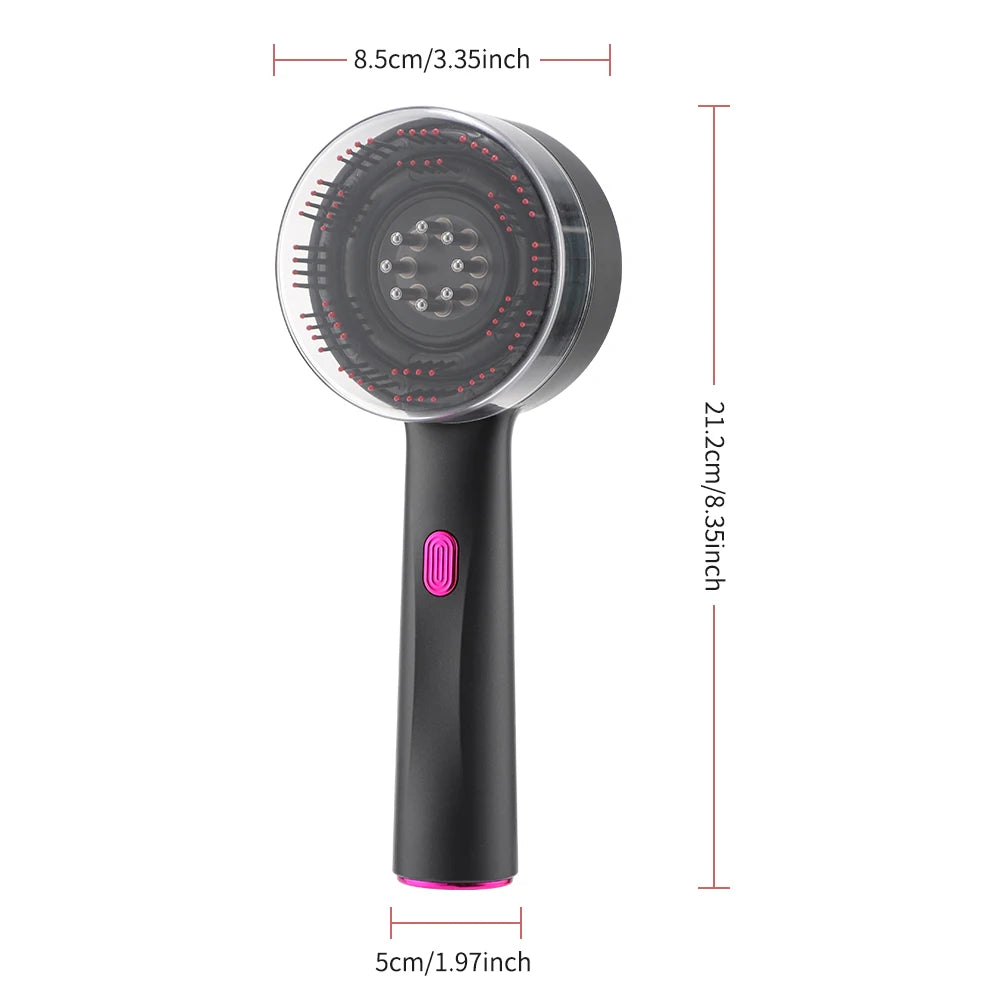 Electric Scalp Massager Comb with Red Light – Anti Hair Loss, Hair Growth Oil Applicator & Vibrating Head Massager StarLuxeTrend