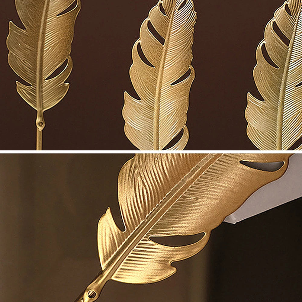 Luxury Gold Leaf Sculpture Decor