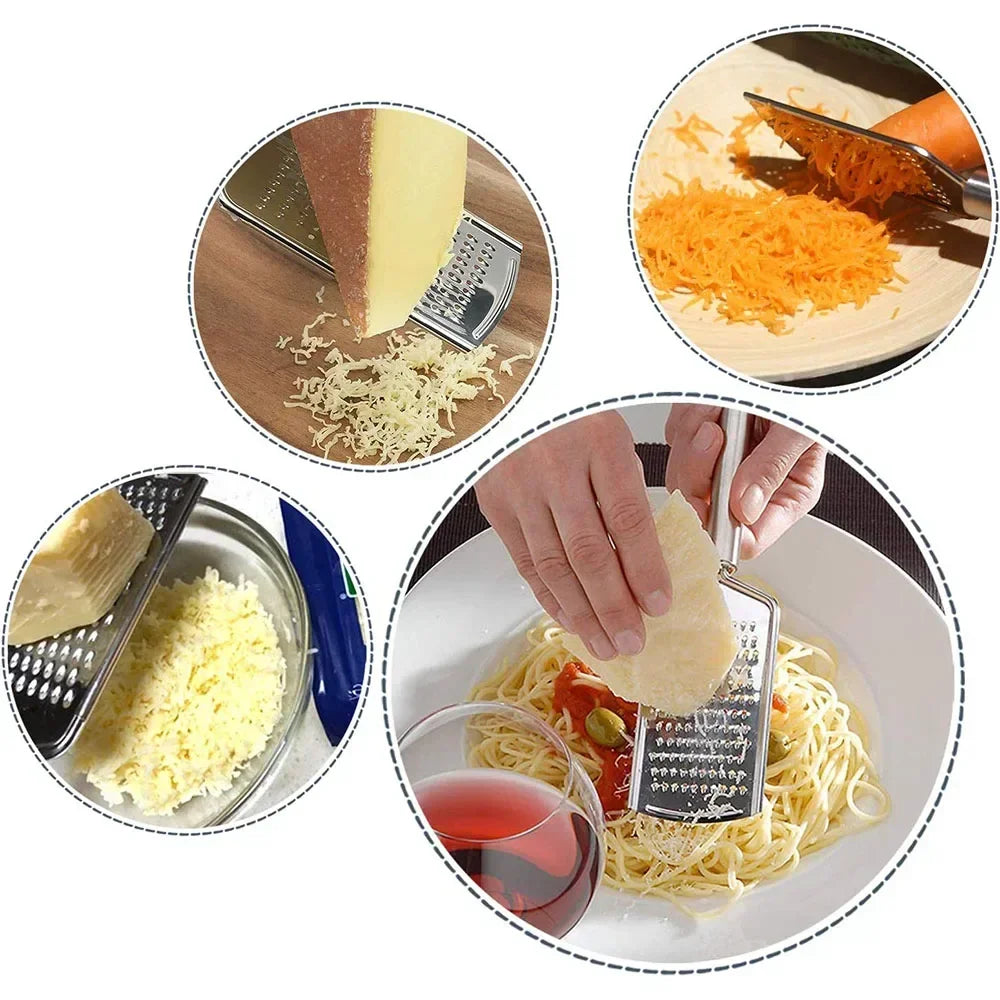 Multi-Purpose Hand-Held Food Grater