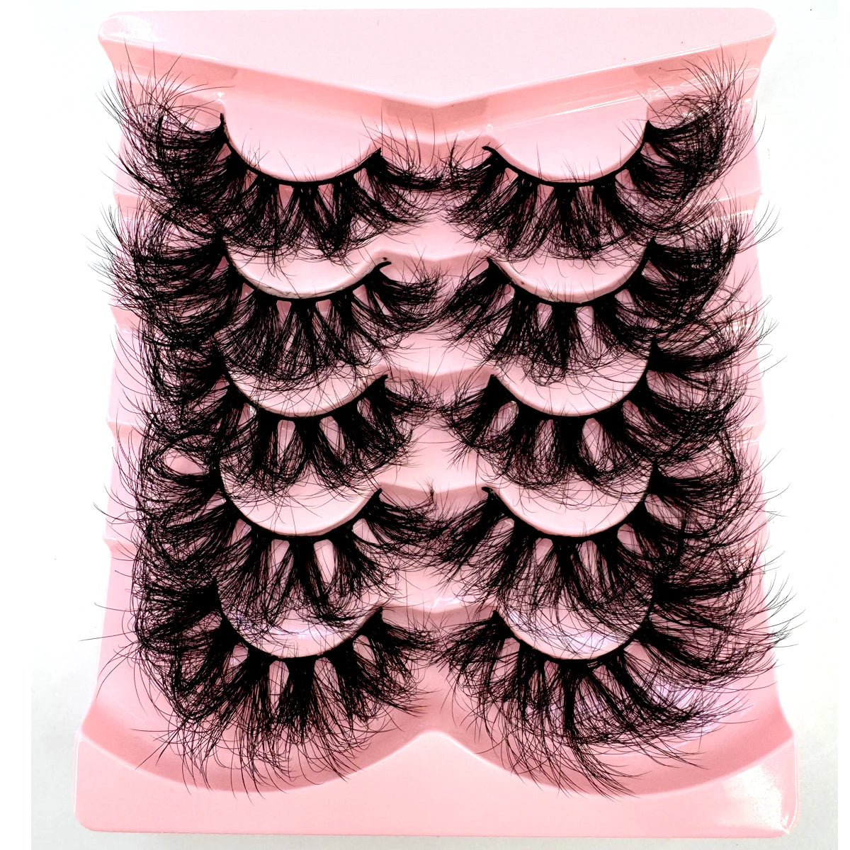 Fluffy Long 3D Faux Mink Lashes – Dramatic & Natural Volume False Eyelashes - StarLuxeTrend