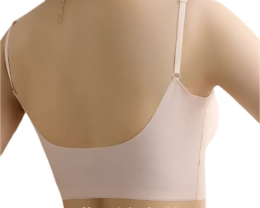 2024 Invisible Push-Up Bra – Backless Seamless Plunge Bra for Women | Wedding, Low-Cut & Open Back Support