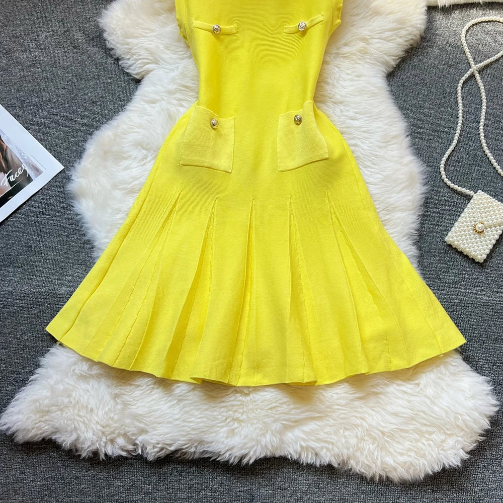 Summer Mini Dress – Sleeveless Party Dress