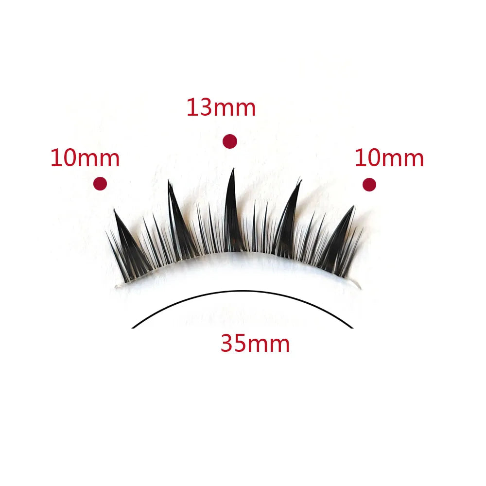 5 Pairs Natural Long Cat-eye False Eyelashes Extension - StarLuxeTrend