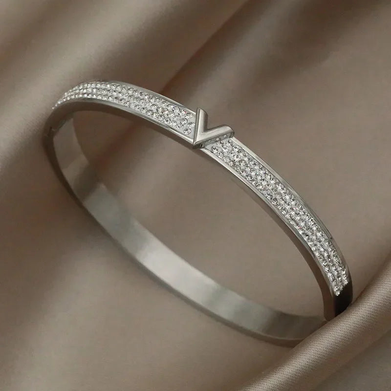 Gold Plated Elegant Cuff Bracelet for Women