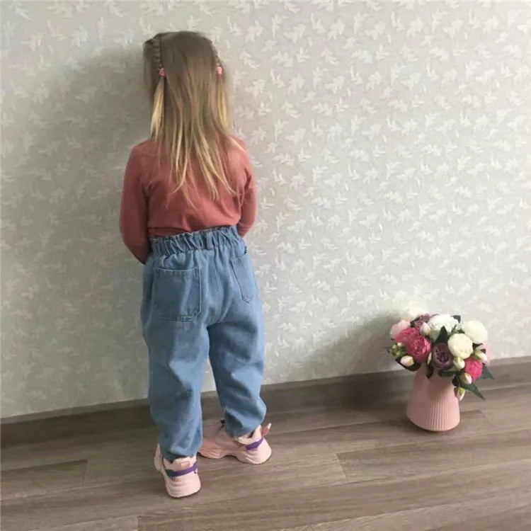 Kids' Casual Loose-Fit Jeans – Stylish & Comfortable for All Seasons - StarLuxeTrend