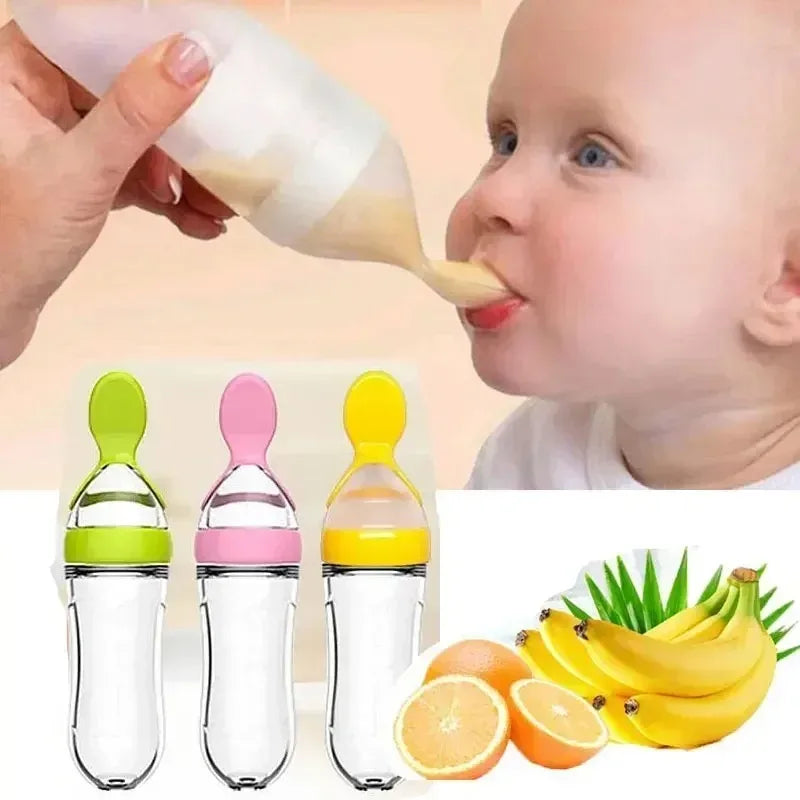 Baby Silicone Bottle Spoon - StarLuxeTrend