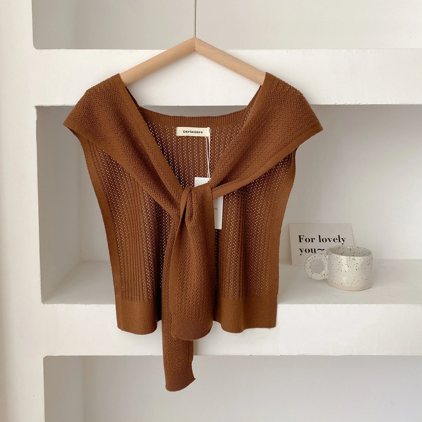 2025 Women’s Knitted Hollow Out Summer Shawl